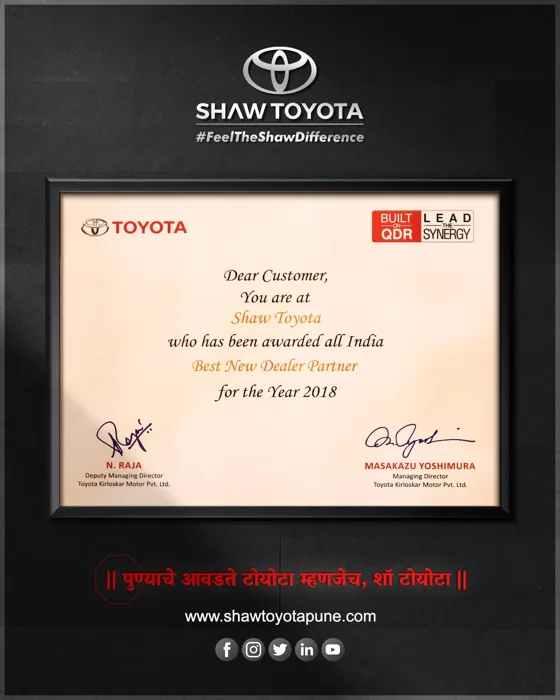 Toyota - Outstanding New Dealer